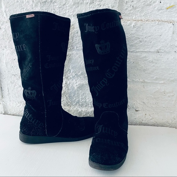 Juicy couture Women boots black size 7 - Picture 2 of 9